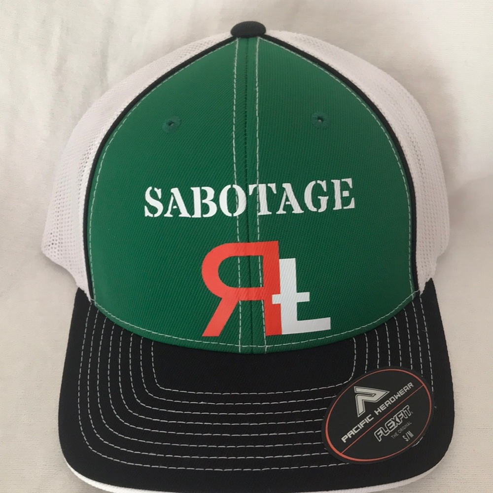 Pacifica Green and Black Cap